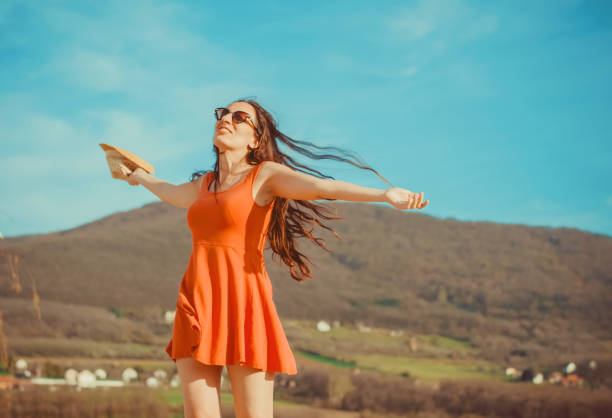istock A beautiful woman walking around a mountainside 942020278