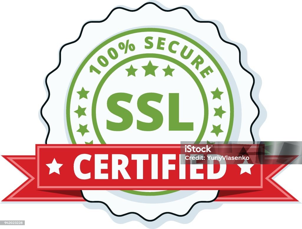 Ssl Stock Ssl Certified Label Illustration Stock Illustration - Download Image ...