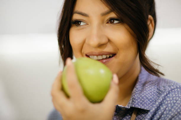 istock Healthy teeth require healthy food 942024306