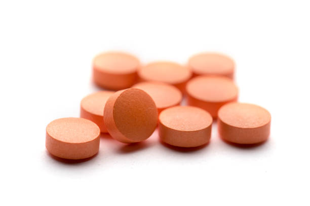 istock Pharmacy theme. Multicolored Isolated Pills and Capsules. 942113532