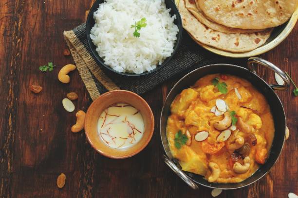 Veg Kolhapuri - Mixed vegetables in thick spiced gravy from Kolhapur, Maharashtra,India