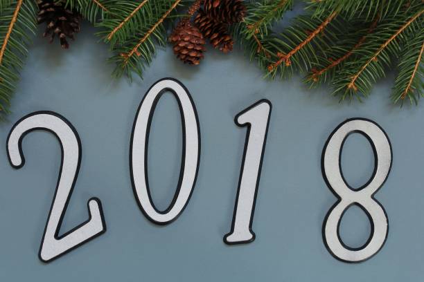 nowy rok ramki 2018 pisanie z kopią miejsca - year 2002 zdjęcia i obrazy z banku zdjęć