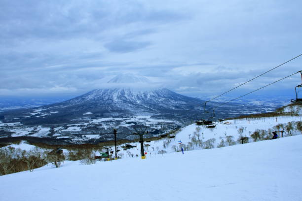 istock Ski resort, people enjoying skiing 942119238