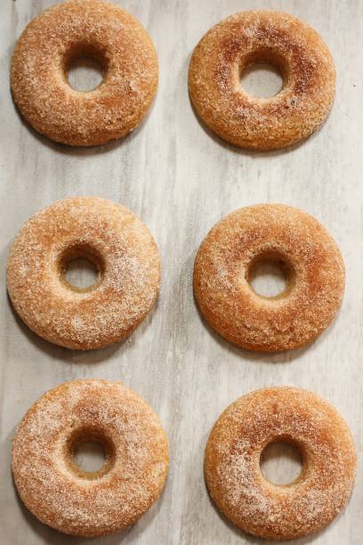 istock Homemade Baked Cinnamon sugar Donuts 942122568