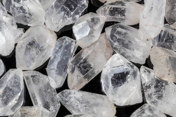 istock Many pieces of beautiful clear quartz crystal 942124910