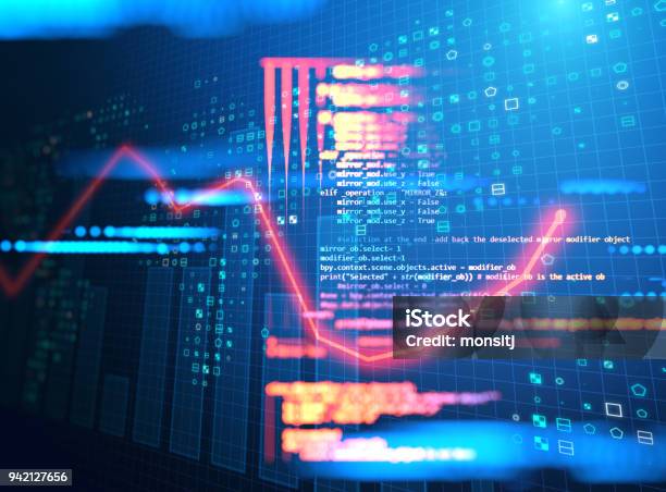 Programming Code Abstract Technology Background Of Software Developer ...