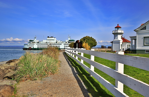 Mukilteo lighthouse in Washington State,USA