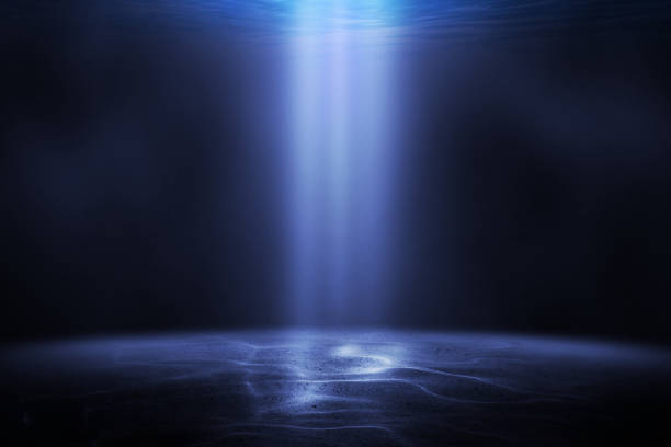 Abstract underwater background in the sea