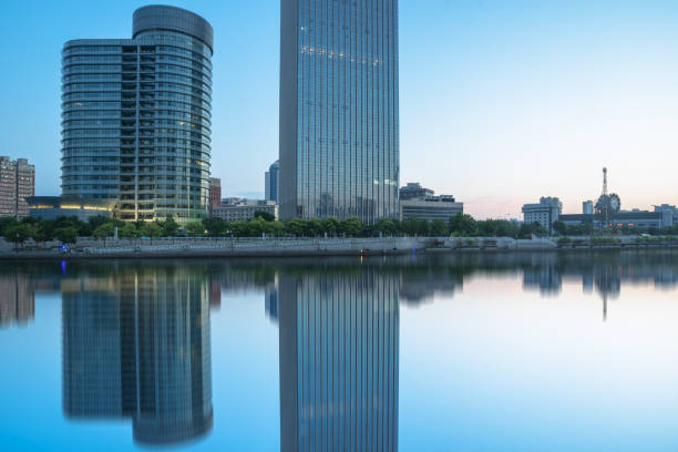 istock tianjin urban skyline reflection 942135814