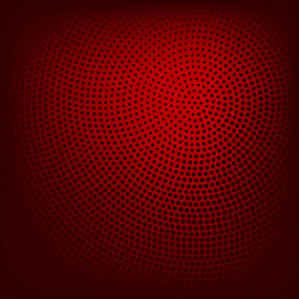 Vector illustration of Halftone spotted background