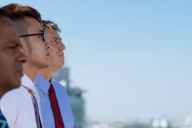 istock Group of Pensive Managers 942143558