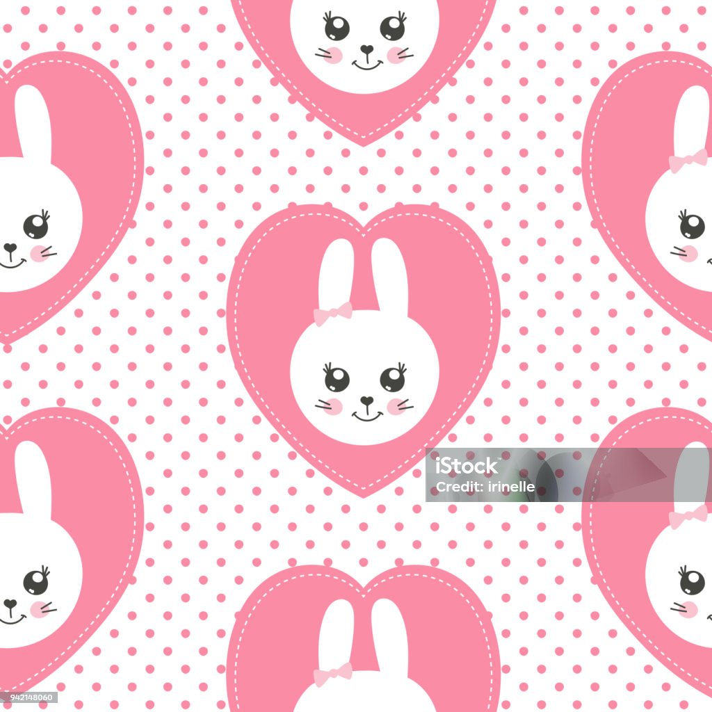 Cute Baby Pattern With Little Bunny Cartoon Animal Girl Print Vector Seamless Pink Background For Princess Birthday Party Children Wallpaper Clothing Fabric Bedroom Textile Kids Pajamas Stock Illustration - Download Image Now - Cute Baby Pattern With Little Bunny Cartoon Animal Girl Print Vector Seamless Pink Background For Princess Birthday Party Children Wallpaper Clothing Fabric Bedroom Textile Kids Pajamas Stock Illustration - Download Image Now -