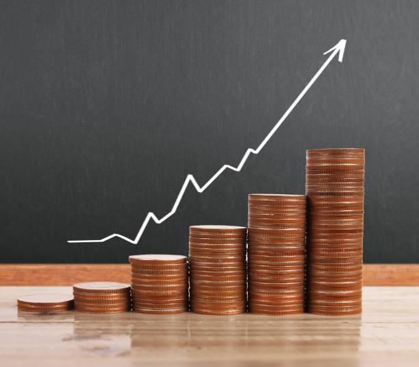 istock graph coins stock finance  business concept 942148652