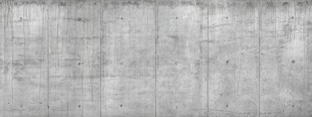 concrete wall - exposed concrete Exposed concrete wall not plastered or veneered - Viewing surfaces - Design functions concrete wall stock pictures, royalty-free photos & images