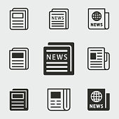 istock News icons set. 942159038