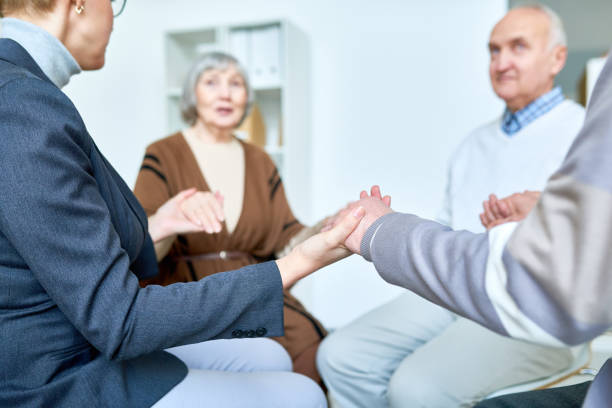 istock Support Therapy Session for Senior People 942161544