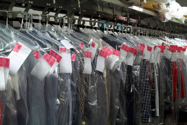 istock dry cleaning conveyor belt 942163272