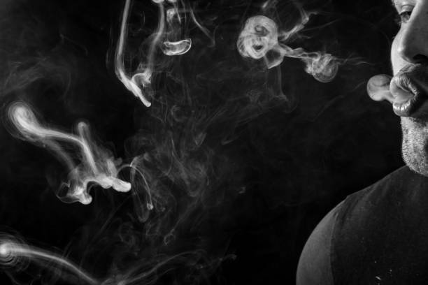 istock Background from the smoke of vape 942163834
