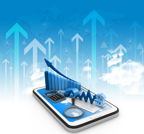 Industrial growth of  business chart