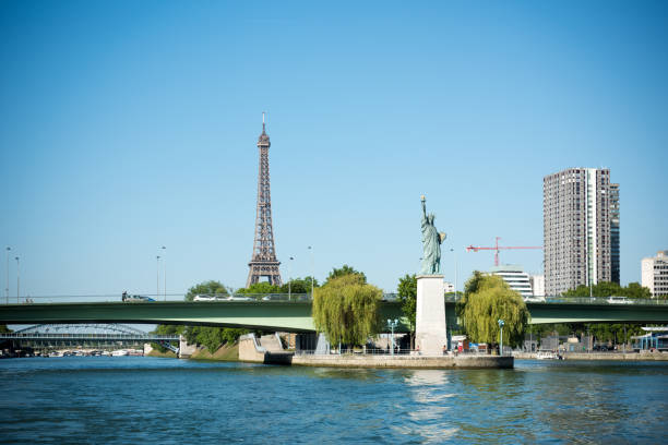 istock The Eiffel tower and the Seine river 942168986