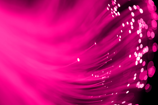 Fibra óptica abstracta fondo (rosa) - 50 megapíxeles photo