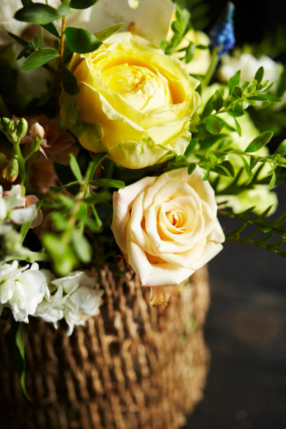 istock Flowers in basket 942174394