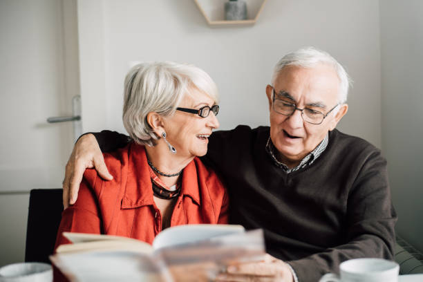 istock Senior couple reads a book 942181262