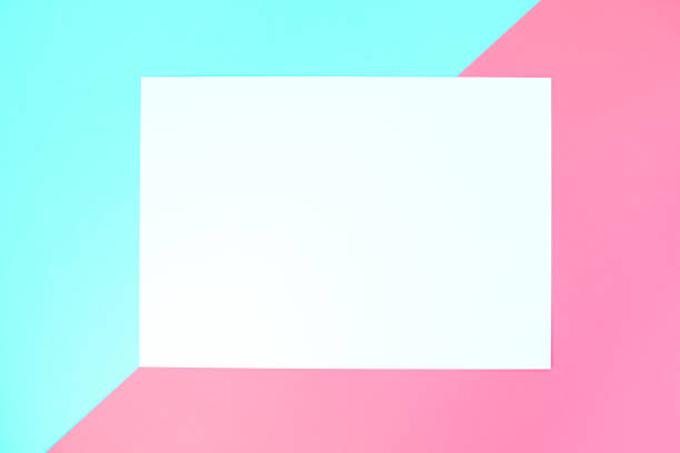 istock Pastel color paper geometric background 942181494
