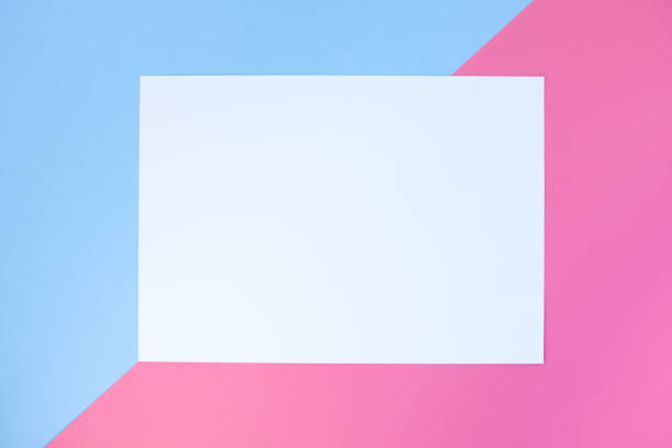 istock Pastel color paper geometric background 942181574