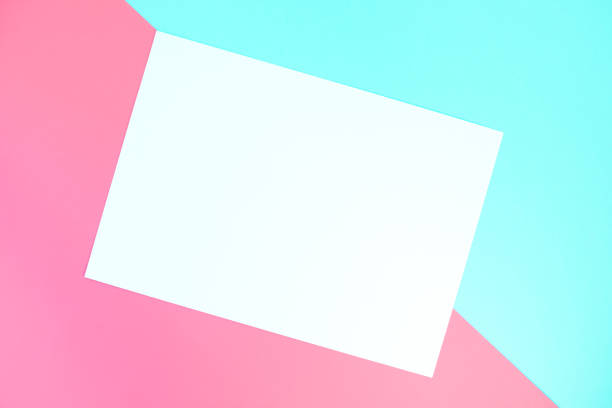 istock Pastel color paper geometric background 942181656