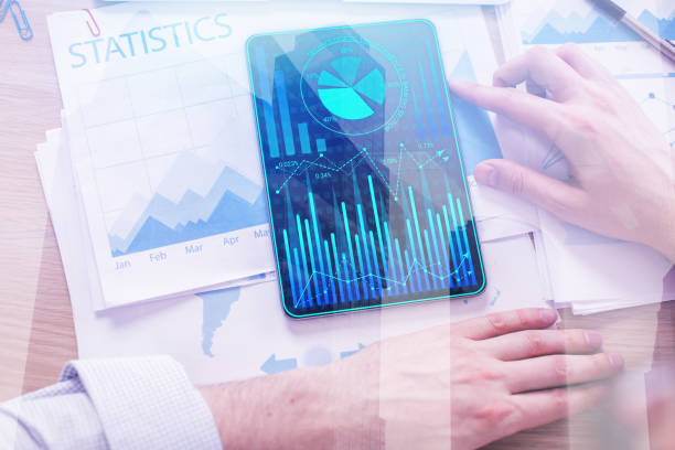 istock Accounting, finance and infograph concept 942184372