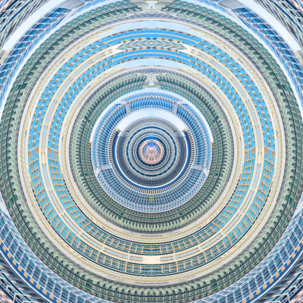 istock Dubai marina skyscrapers infinite view, round 942184802