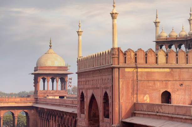 istock Old Mosque in New Delhi Traditional Indian Architecture 942185420