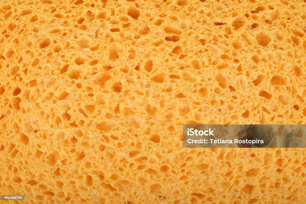 Yellow sponge texture background Yellow sponge detail texture, sponge texture background Bath Sponge Stock Photo