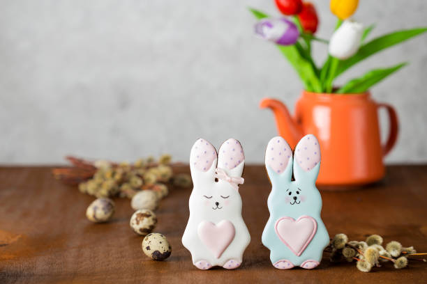 istock homemade glazed Easter cookies on a dark table 942189654
