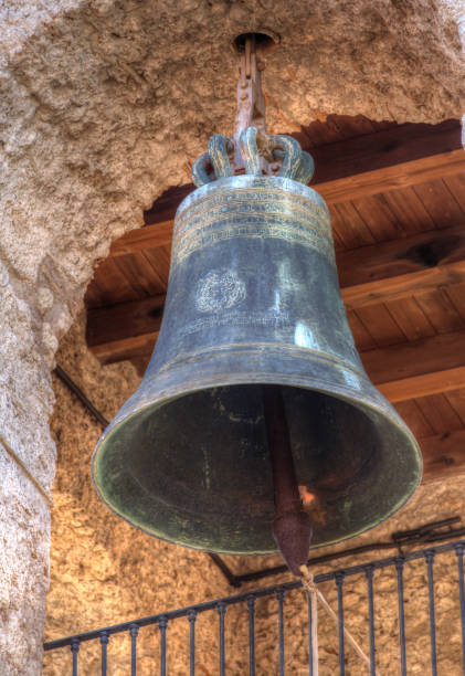 Closeup view of old bell