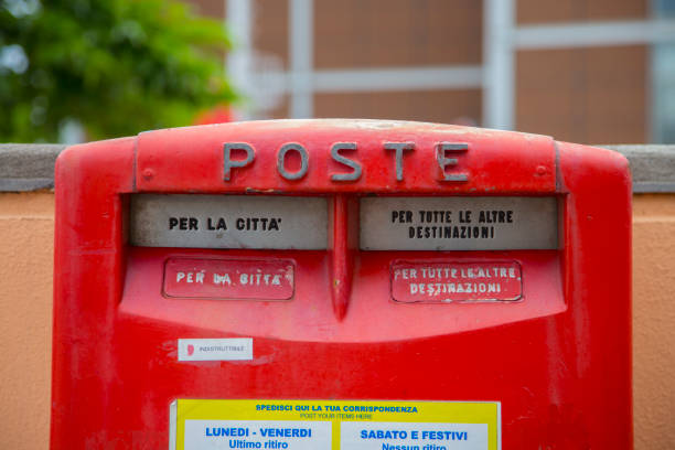 image of an old Italian post office box
