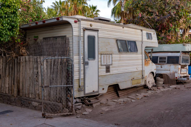 istock old rv camper trail on california road 942193374
