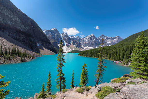 istock Moraine Lake in Rocky Mountains 942199744