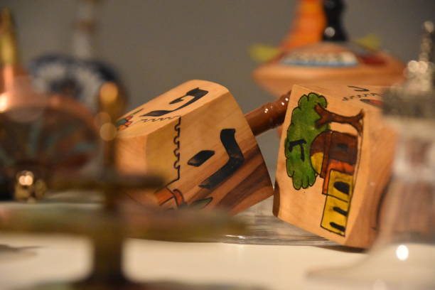 istock Lots of dreidels 942201680