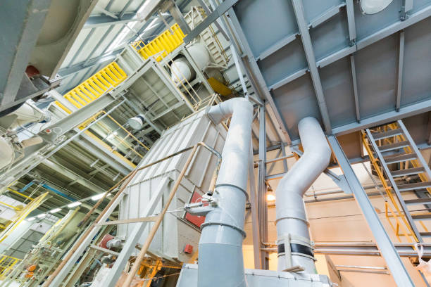 istock Manufacturing factory, heavy industry machinery 942202068