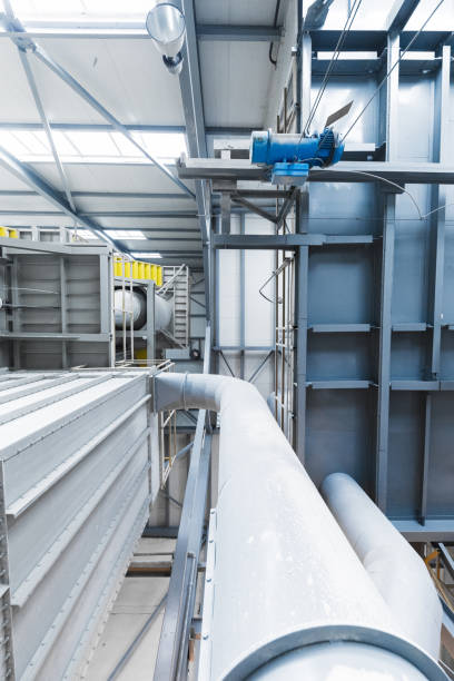 istock Manufacturing factory, heavy industry machinery 942202086