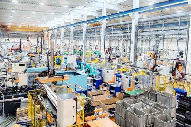 istock Production line and manufacturing equipment 942205060
