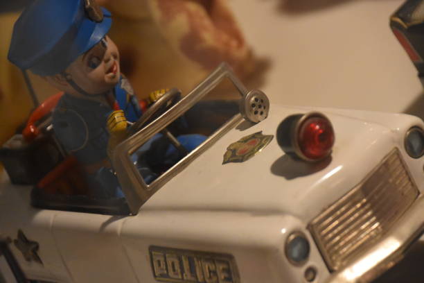 Small green toy car