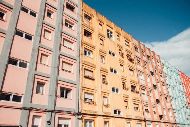 istock Colorful apartment buildings 942209354