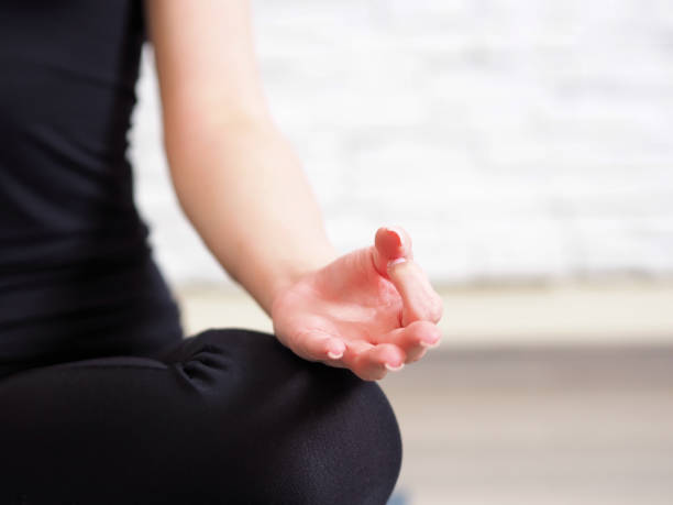 istock In the lotus posture close up. 942210434