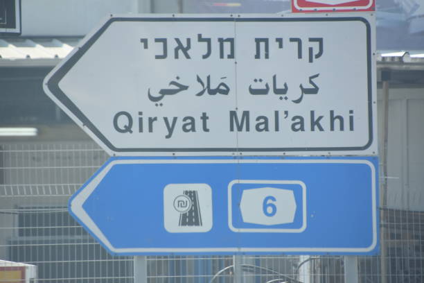 istock Road sign, Israel 942213128