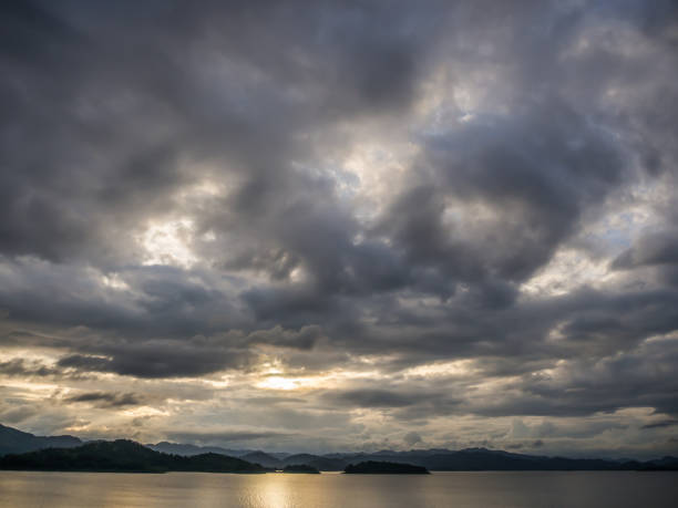 istock Cloudy sky in rainy season and sunset. 942226296