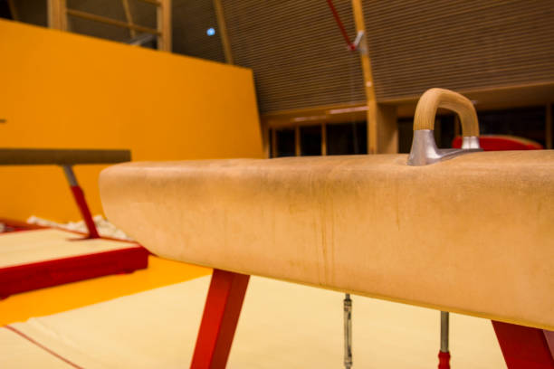 istock Gymnastic equipment in a gymnastic center 942229880