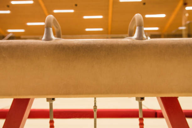 istock Gymnastic equipment in a gymnastic center 942230846